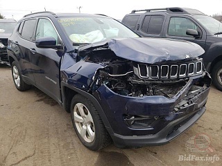 Jeep Compass Latitude 2019 Blue 2.4L 4 vin: 3C4NJDBB3KT786942