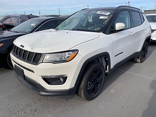 Jeep Compass Latitude 2021 White 2.4L 4 vin: 3C4NJDBBXMT518943