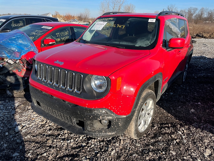 Jeep Renegade Latitude 2017 2.4L vin: ZACCJBBB5HPE46722
