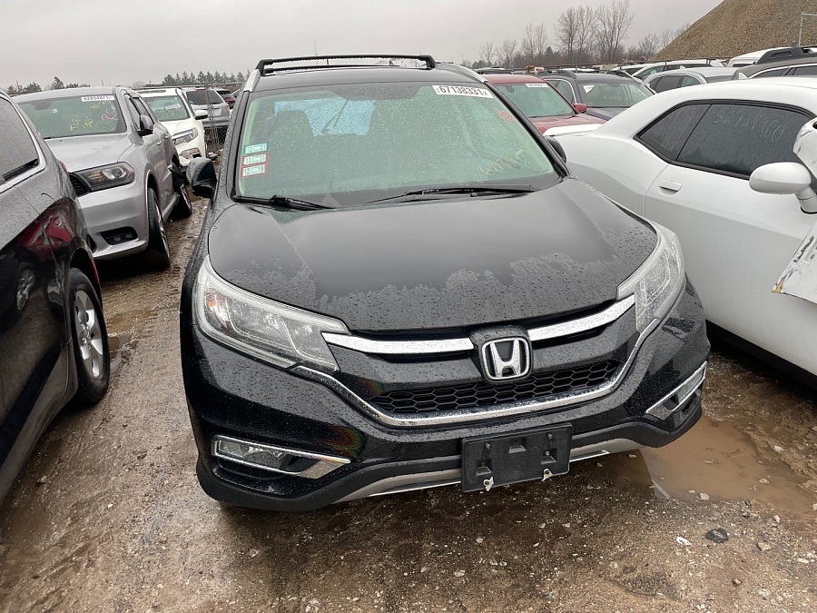 Honda Cr-V Exl 2015 Black 2.4L 4 vin: 5J6RM4H74FL011024