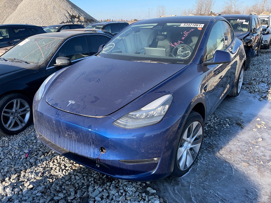 Tesla Model Y 2021 vin: 5YJYGDEE4MF215091