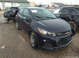 Chevrolet Trax Ls 2018 Blue ECOTEC vin: 3GNCJKSBXJL344757