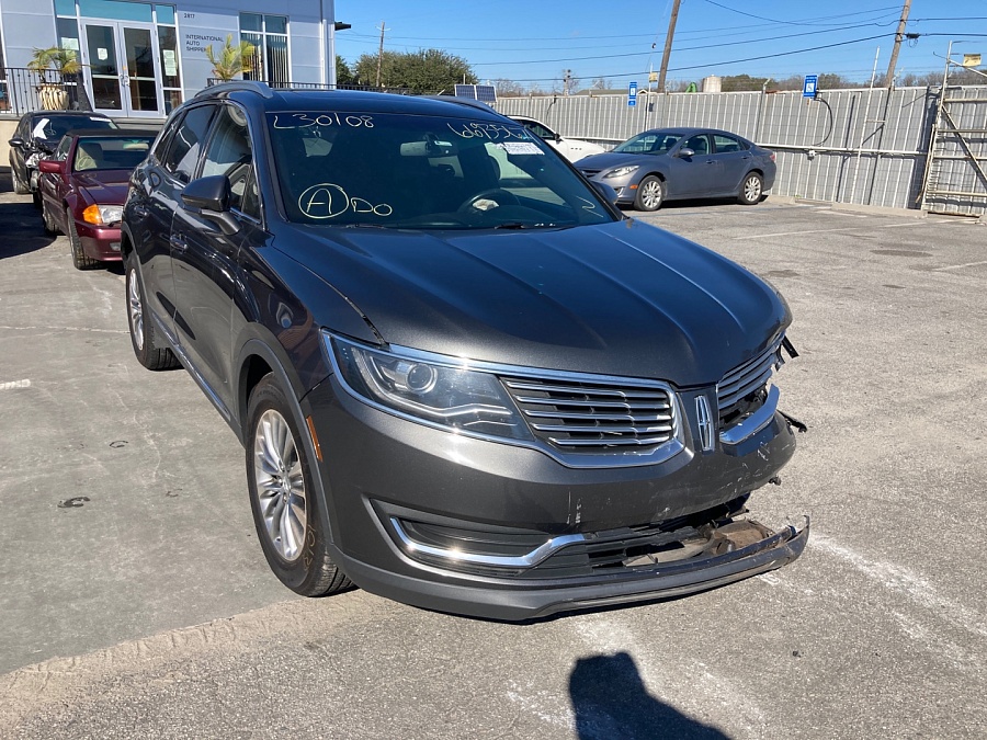 Lincoln Mkx Select 2017 Gray 2.7L 6 vin: 2LMPJ6KP9HBL30108