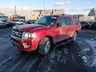 Ford Expedition Limited 2015 Red 3.5L 6 vin: 1FMJU2AT3FEF36039
