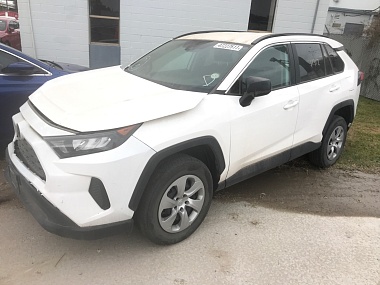 Toyota Rav4 Le 2019 White 2.5L 4 vin: 2T3F1RFV0KC013975