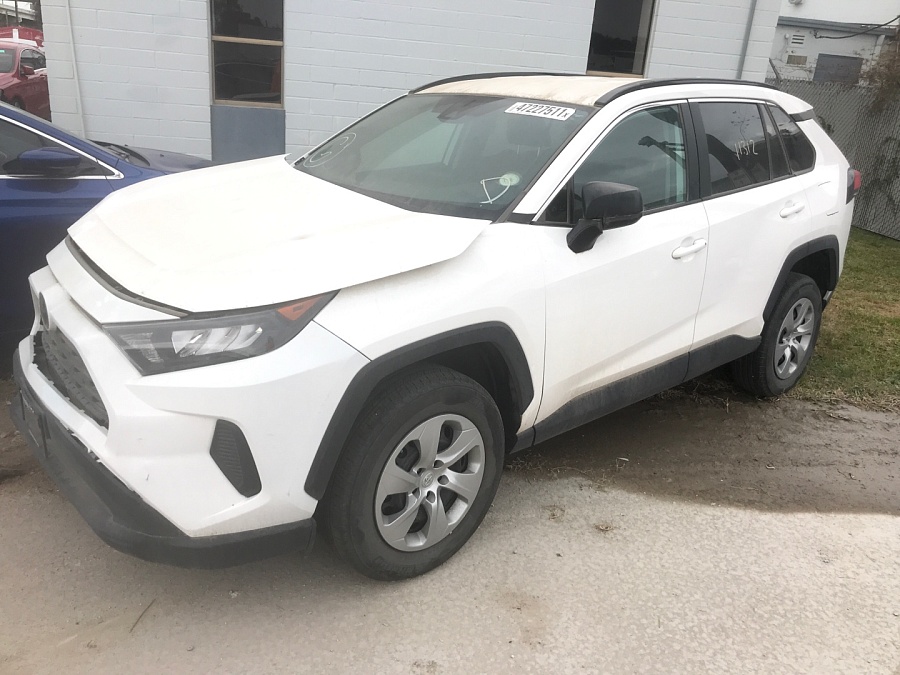 Toyota Rav4 Le 2019 White 2.5L 4 vin: 2T3F1RFV0KC013975