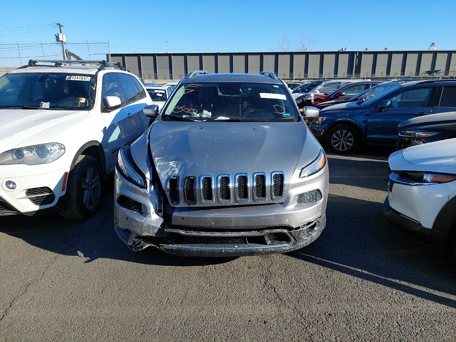 Jeep Cherokee Limited 2016 Silver 3.2L 6 vin: 1C4PJMDS5GW175494