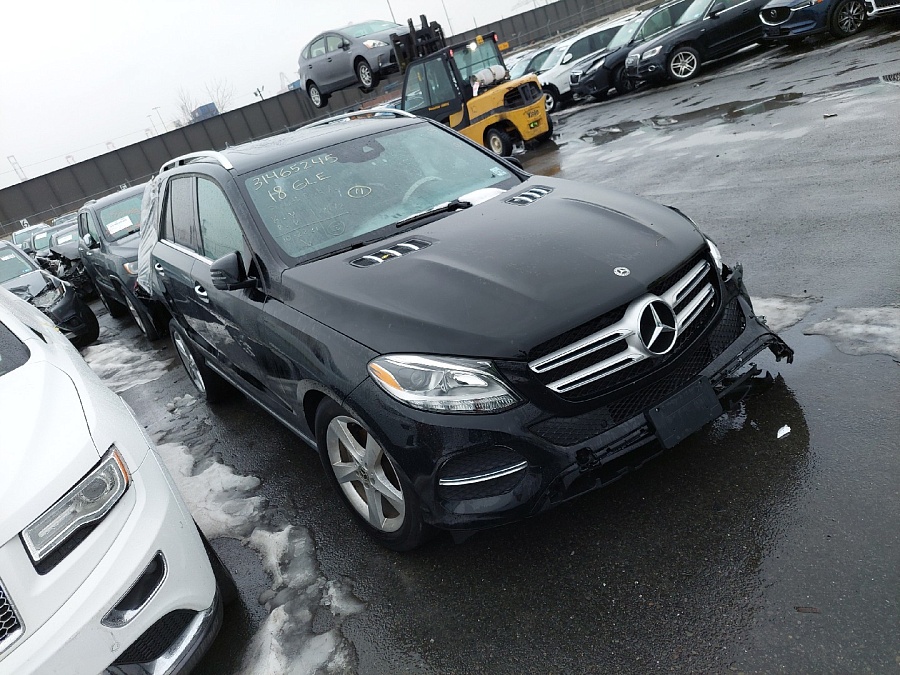 Mercedes-Benz Gle Gle 350 2018 Black 3.5L vin: 4JGDA5HB5JB186119