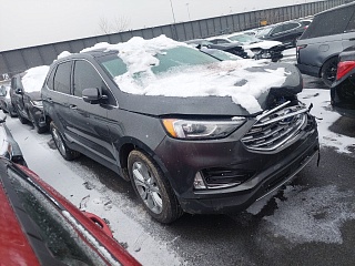 Ford Edge Titanium 2019 Gray 2.0L 4 vin: 2FMPK3K98KBC43252