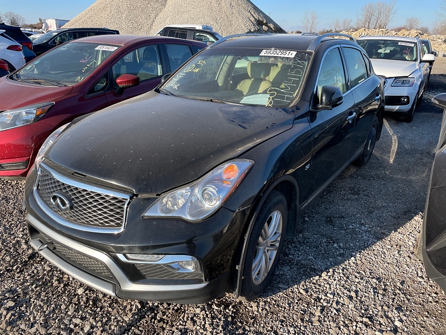 Infiniti Qx50 2017 Black 3.7L 6 vin: JN1BJ0RR0HM415785