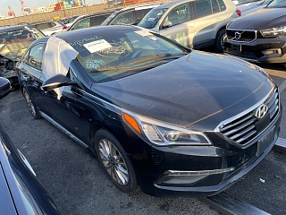Hyundai Sonata 2.4L Limited 2015 Black 2.4L vin: 5NPE34AF6FH095571