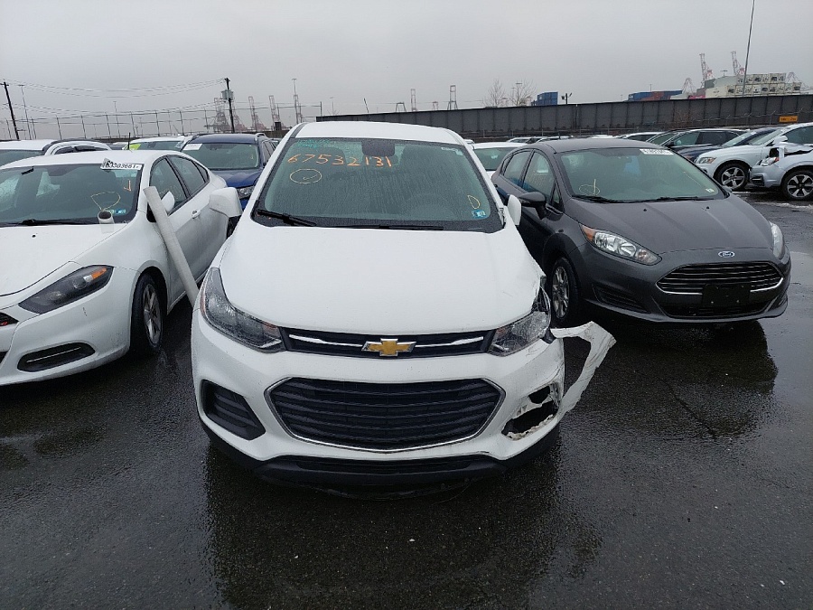 Chevrolet Trax Ls 2018 White 1.4L 4 vin: KL7CJKSB7JB627253
