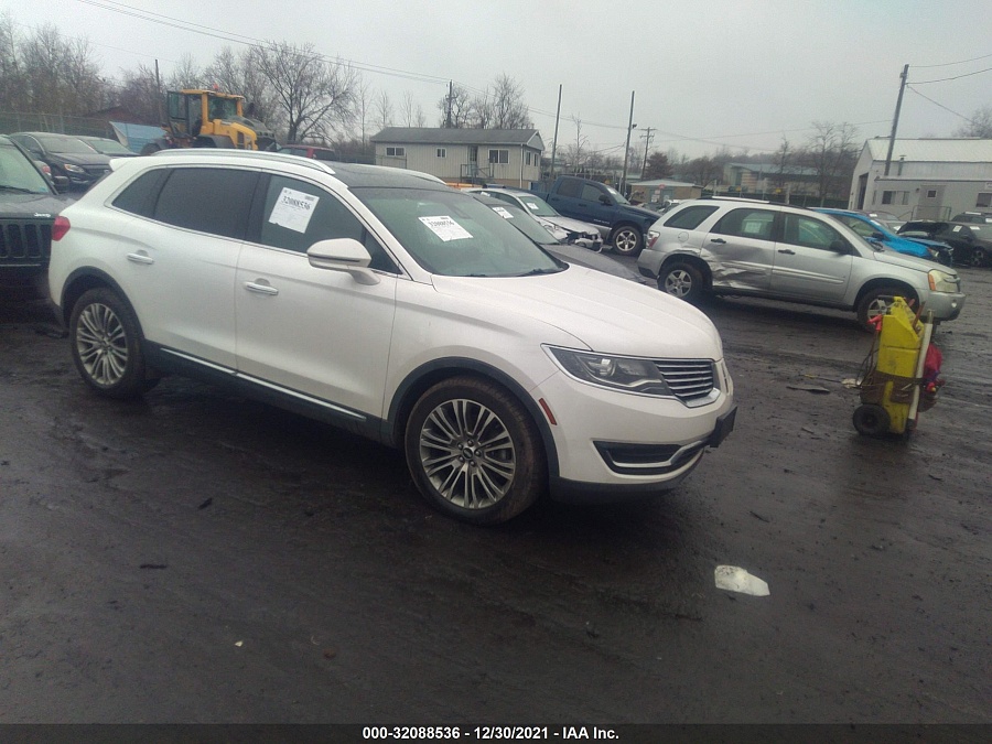 2017 LINCOLN  MKX RESERVE Vin: 2LMPJ8LR5HBL46740